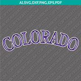 Colorado Rockies SVG Bundle – MLB Baseball Logo Vector Cricut
