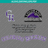 Colorado Rockies Logo SVG | MLB Vector Cricut PNG