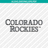 Colorado Rockies Logo SVG | MLB Vector Cricut PNG