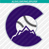 Colorado Rockies SVG Bundle – MLB Baseball Logo Vector Cricut