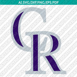 Colorado Rockies SVG Bundle – MLB Baseball Logo Vector Cricut