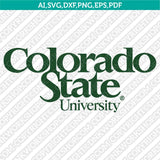  Colorado State Rams SVG Bundle | NCAA College Vector Cricut