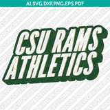  Colorado State Rams SVG Bundle | NCAA College Vector Cricut