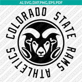  Colorado State Rams SVG Bundle | NCAA College Vector Cricut