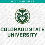  Colorado State Rams SVG Bundle | NCAA College Vector Cricut