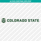  Colorado State Rams SVG Bundle | NCAA College Vector Cricut