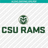  Colorado State Rams SVG Bundle | NCAA College Vector Cricut