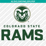  Colorado State Rams SVG Bundle | NCAA College Vector Cricut