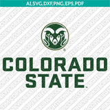  Colorado State Rams SVG Bundle | NCAA College Vector Cricut