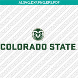  Colorado State Rams SVG Bundle | NCAA College Vector Cricut