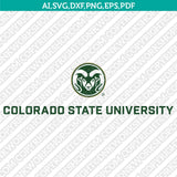  Colorado State Rams SVG Bundle | NCAA College Vector Cricut