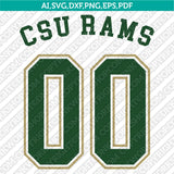  Colorado State Rams SVG Bundle | NCAA College Vector Cricut