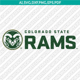  Colorado State Rams SVG Bundle | NCAA College Vector Cricut