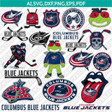 Columbus Blue Jackets SVG Bundle – NHL Hockey Logo Vector Cricut