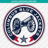 Columbus Blue Jackets SVG Bundle – NHL Hockey Logo Vector Cricut
