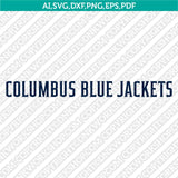 Columbus Blue Jackets SVG Bundle – NHL Hockey Logo Vector Cricut