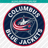 Columbus Blue Jackets SVG Bundle – NHL Hockey Logo Vector Cricut