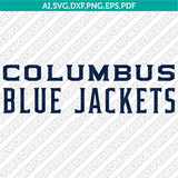Columbus Blue Jackets SVG Bundle – NHL Hockey Logo Vector Cricut