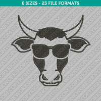 Cow Farm Embroidery Design - 6 Sizes - INSTANT DOWNLOAD