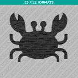 Crab Embroidery Design Animal - 5 Sizes - INSTANT DOWNLOAD