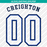 Creighton Bluejays Logo SVG Bundle | NCAA College Vector Cricut