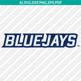 Creighton Bluejays Logo SVG Bundle | NCAA College Vector Cricut
