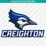 Creighton Bluejays Logo SVG Bundle | NCAA College Vector Cricut