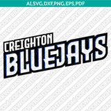 Creighton Bluejays Logo SVG Bundle | NCAA College Vector Cricut