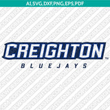 Creighton Bluejays Logo SVG Bundle | NCAA College Vector Cricut