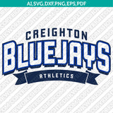 Creighton Bluejays Logo SVG Bundle | NCAA College Vector Cricut