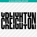 Creighton Bluejays Logo SVG Bundle | NCAA College Vector Cricut