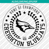 Creighton Bluejays Logo SVG Bundle | NCAA College Vector Cricut