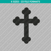 Cross Embroidery Design - 6 Sizes - INSTANT DOWNLOAD