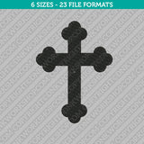 Cross Embroidery Design - 6 Sizes - INSTANT DOWNLOAD