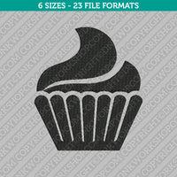 Cupcake Machine Embroidery Design - 6 Sizes - INSTANT DOWNLOAD