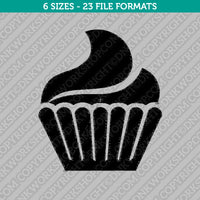 Cupcake Machine Embroidery Design - 6 Sizes - INSTANT DOWNLOAD