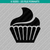 Cupcake Machine Embroidery Design - 6 Sizes - INSTANT DOWNLOAD