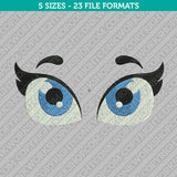 Cute Eyes Embroidery Design - 5 Sizes - INSTANT DOWNLOAD