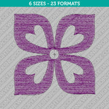 Cute Flower Embroidery Design - 6 Sizes - INSTANT DOWNLOAD
