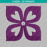 Cute Flower Embroidery Design - 6 Sizes - INSTANT DOWNLOAD