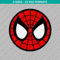 Cute Spiderman Head Face Embroidery Design - 6 Sizes - INSTANT DOWNLOAD