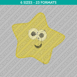 Cute Star Embroidery Design - 6 Sizes - INSTANT DOWNLOAD