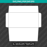 DL Envelope Template – SVG, PNG, PDF, DXF, EPS