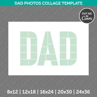Dad Photos Collage Template