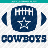 Dallas Cowboys SVG Bundle – NFL Football Logo Vector Files for Cricut
