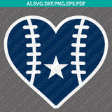 Dallas Cowboys SVG Bundle – NFL Football Logo Vector Files for Cricut