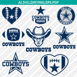 Dallas Cowboys SVG Bundle – NFL Football Logo Vector Files for Cricut