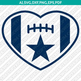Dallas Cowboys SVG Bundle – NFL Football Logo Vector Files for Cricut