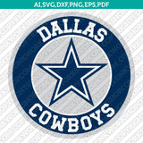 Dallas Cowboys SVG Bundle – NFL Football Logo Vector Files for Cricut
