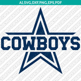 Dallas Cowboys SVG Bundle – NFL Football Logo Vector Files for Cricut